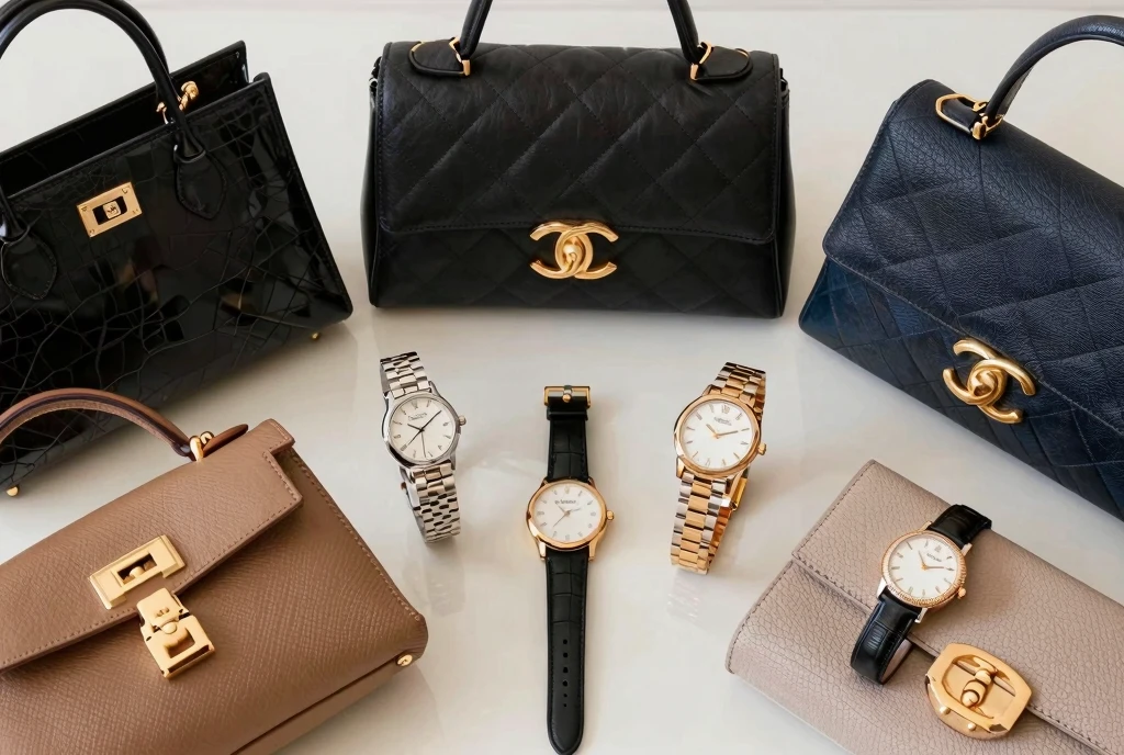 Kneesoushineea luxury accessories including bags and watches